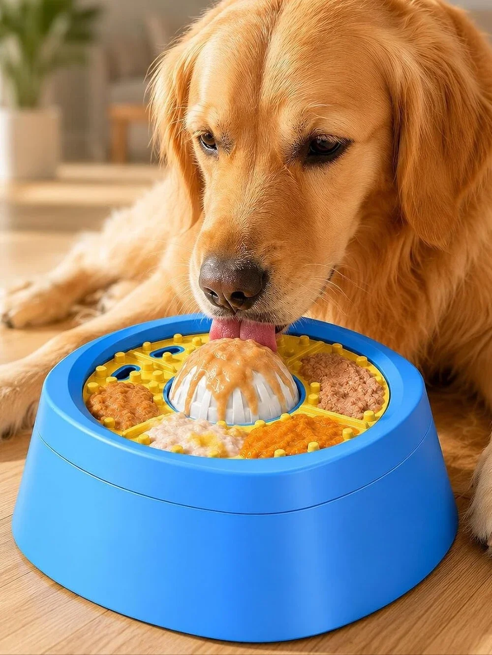 New Interactive Slow Feeder & Lick Bowl for Dogs & Cats – Enrichment Feeding Toy